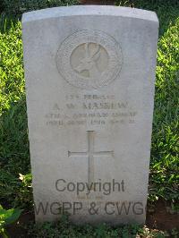 Dar Es Salaam War Cemetery - Maskew, Allan Wilson